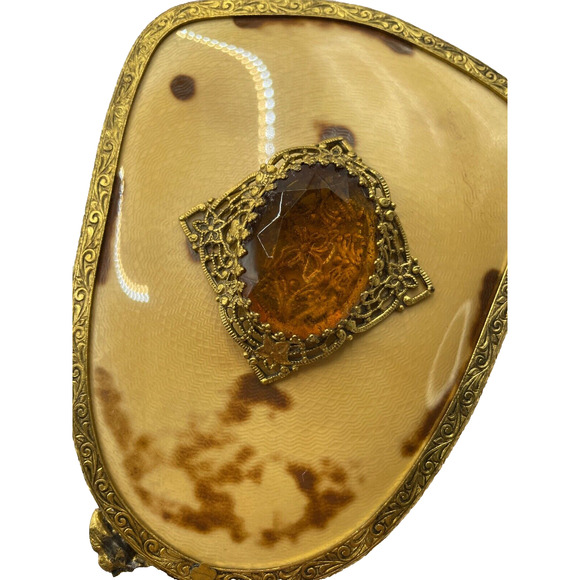 Made in USA Vintage Gemlite Art Deco Brush & Comb Set - Picture 11 of 16